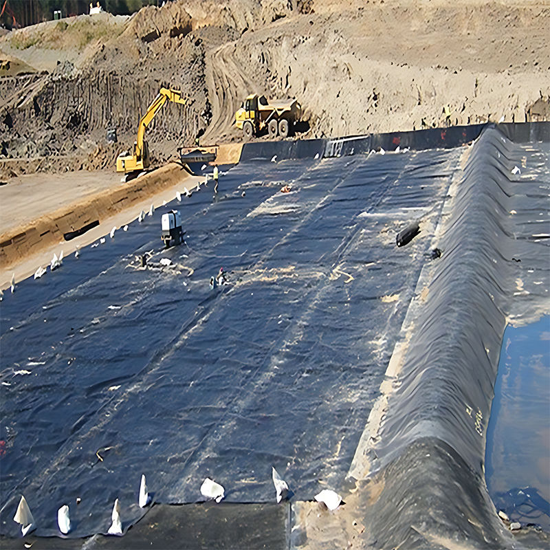 0.3mm/0.4mm/0.6mm/0.75mm/1mm/1.4mm/1.5mm 20mil 30mil 40mil HDPE Geomembrane Pond Liner / Geomembrane Nhà sản xuất Nhà phân phối giá