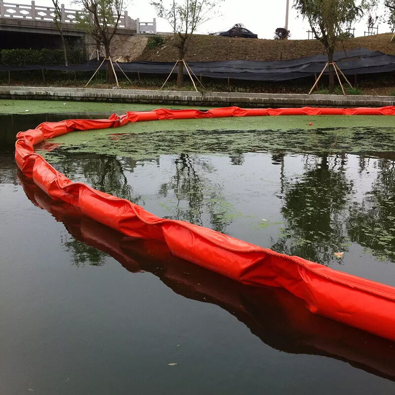 Floating Silt Curtain Water Pollution Control Oil Boom PVC Permeable Aquatic Floating Silt Curtain
