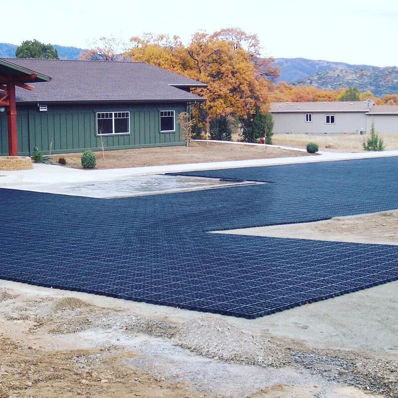 Lưới nhựa HDPE cho bãi đỗ xe lát cỏ, kiểm soát xói mòn sườn dốc, ổn định đất, lát sỏi và cảnh quan